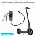 Original Dashboard For Ninebot MAX G30 KickScooter Electric Scooter Controller Dash Board Dispaly high brightness Waterproof|Ele