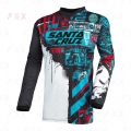 Santa Cruz 2021 Enduro Downhill Mountain Bike Jerseys MX Motocross BMX Racing Jersey DH Long Sleeve Cycling Clothes MTB T shirt|