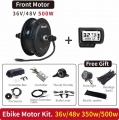 Ebike Motor Kit High Speed Brushless Gear Hub 36V 48V 350W 500W Electric Bike Conversion Front Cassette Rear displayp6 ZEMAKE|Co