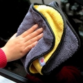 Microfiber Auto Wash Towel Car Cleaning Drying Cloth Hemming Car Care Cloth Detailing Car Wash Towel 30x30/40/60cm - Sponges, Cl