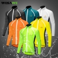 WOSAWE Men MTB Road Bike Bicycle Jackets Breathable Reflective Cycling Jackets Long Sleeve Windproof Outdoor Sports Raincoat|Cyc