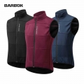 WOSAWE Windproof Cycling Vest Winter Thermal Coat Sleevless Bicycle Reflective Jacket Men Women Running Cycling Wind Gilet|Cycli
