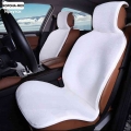 Car Accessories Four Seasons Faux Fur Car Seat Cover For Bmw F10 Seat Covers For Lada Vesta Auto Seat Covers For Tesla Model 3 -
