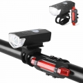 Bike Bicycle Light USB LED Rechargeable Set Mountain Cycle fore Back Headlight Lamp Flashlight luces bicicleta Bike accessories|