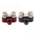 Heavy Duty M8+M8 Positive Power Distribution Car Bus Bar Power Cable Terminal Blocks Studs Accessories For Truck RV Yacht New|F