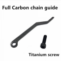 Carbon fiber road bike chain stabilizer chain guide titanium screws chain anti drop device anti drop buckle|Bicycle Chain| - O