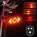 Bike Turn Signals Remote Control Bicycle Tail Light MTB LED Rear Light USB Rechargeable Cycling Taillight with Horn|Bicycle Ligh
