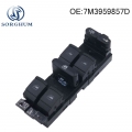 Electric Master Power Window Switch For Vw Sharan 04-10 7m3959857d