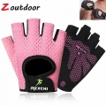 Men Women Fitness Gloves Weightlifting Gym Cycling Yoga Bodybuilding Training Thin Summer Breathable Non slip Half Finger Gloves