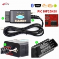 New ELM 327 V1.5 PIC18F25K80 For FORScan ELM327 USB OBD2 Scanner CH340 HS CAN/MS CAN For Ford OBD2 Car Diagnostic Auto Tool|Code