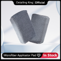 DETAILING KING Car Wax Applicator Rectangle Foam Premium Grade Microfiber Pads for Applying Wax /Sealants/Coatings Car Detailing