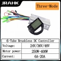 JRAHK Electric Scooter Controller With LCD Display E Bike Brushless Motors 24V 36V 48V 250W 400W For Bicycle Accessories|Electr