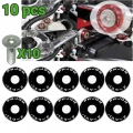 10pcs M6 JDM Car Modified Hex Fasteners Fender Washer Bumper Engine Concave Screws Car styling|Nuts & Bolts| - Officematic