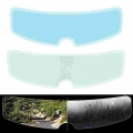 Helmet Clear Anti Fog Rainproof Film 2 Styles Lens Sticker for Motorcycle Safety Driving Nano Coating Helmet Accessories|Helmets