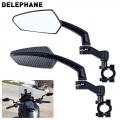 360° Adjustment Heightening Motorcycle Rear View Mirrors Universal 8mm 10mm Rearview Side Mirrors For Electric Bicycle Motorbike