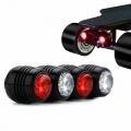 4Pcs Skateboard LED Lights Night Warning Safety Lights for 4 Wheels Skateboard 62KF|Skate Board| - Ebikpro.com