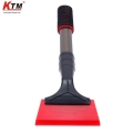 KTM EXTRA LONG Handle Rubber Squeegee Car Cleaning Tool Carbon Vinyl Wrap Window Tint Kitchen Clean Water Wiper Snow Ice Scraper