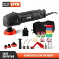 SPTA 3" Polishing Machine Mini Car Polisher Home DIY Auto Micro Rotary Polisher with 29pcs Car Polishing Pad Set|Automotive