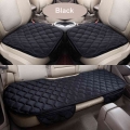 Car Seat Cover Winter Warm Plush Seat Cushion Anti-slip Universal Front Rear Seat Pad For Vehicle Auto Car Seat Protector - Auto