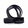 60/100CM 16Pin OBDII OBD 2 OBD2 Cable Connector Diagnostic Tool ELM327 Adapter Flat Thin As Noodle Male to Female Extension|Car