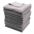 12PCS 320GSM 40x40cm Super Thick Plush Edgeless Microfiber Towels Car Care Cleaning Cloths Microfibre Polishing Detailing Drying