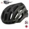 MTB Road Bicycle Helmet Cover With LED Tail Lights Caschi Ciclismo Capaceta Da Bicicleta Capaceta Helmet Bike Cycling Helmets|Bi