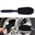 Auto Motorcycle Washing Cleaning Tools Black Round Head Vehicle Wheel Tire Rim Scrub Brush Useful Car Tyre Cleaner Accessories -