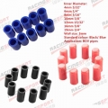 10PC 4mm/6mm/8mm/10mm/12mm/16mm/19mm Silicone Blanking Cap Intake Vacuum Hose End Bung Black/Blue/Red|Fuel Supply & Treatmen