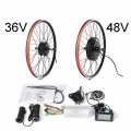 EU Stock Electric Bicycle Conversion Kit 36V 48V 250W 350W 500W 1000W 1500W 26inch E Bike Rear Wheel Brushless Motor bike|Electr