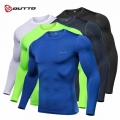 Outto Men's Cycling Base Layers Long Sleeves Compression Quick Dry Fitness Gym Running Bicycle Underwear|Cycling Base Layers