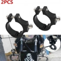 2pcs Universal Motorcycle Headlight Bracket Tube Fork Spotlight Holder Clamp Mounting Handlebar Clamp Kit For For Honda - Headli