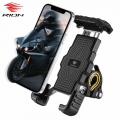 RION Bicycle Phone Mount Motorcycle Bike Phone Holder MTB Handlebar Safe Anti Slip Cycling Bracket For Huawei Xiaomi iPhone Etc.