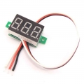 DC 12V Digital LED Display Voltmeter Voltage Meter Gauge Detector Tester Monitor Panel 0.36 inch 3 Wire DC 0 100V Volt Meter|Vol