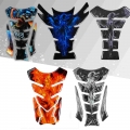Motorcycle Universal Tank Pad Protector 3d Creative Dragon Fishbone Decal Sticker For Zx6r Ninja Cbr Gsxr Free Keychain - Decals