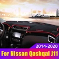 Car Dashboard Avoid Light Sun Shade Pad Cover Mat Carpets Anti-uv For Nissan Qashqai J11 2014-2017 2018 2019 2020 Accessories -