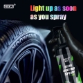 Car Tire Shine Spray Car Wheel Tire Cleaning Refurbishing Agent Auto Washing Accessories Spraying Wax Tire Brightener Hgkj S22|