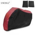 Uxcell Motorcycle Cover Universal Outdoor Uv Protector For Scooter Waterproof Bike Rain Dustproof Cover For Yamaha Suzuki Etc. -