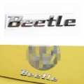 3D Chrome Metal Sticker Beetle Emblem Badge Logo Decal For Volkswagen VW Beetle TDI TSI Rear Trunk Car Styling Decoration