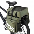 ROSWHEEL 3 In 1 Bicycle 37L Road Bike MTB Rear Rack Bag New Bicycle Luggage Carrier Bag Army Green Bike Pannier With Rain Cover