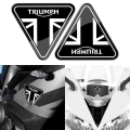 3d Resin Emblem Motorcycle Stickers Tank Decals For Triumph Trident 660 Street Triple 675 1050 Tiger 800 Daytona Bonneville - De