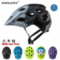 Exclusky Mountain MTB Bicycle Helmet With Visor Lightweight Cycling Downhill CAP For Adult|Bicycle Helmet| - Ebikpro.com