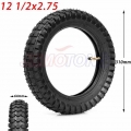 12 1/2x2.75 Inner Tube and Outer Pneumatic Tire 12.5x2.75 Tyre for Razor MX350 MX400 49cc Dirt bike|Tyres| - Ebikpro.com