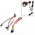 24v-60v Rubber Electric Bicycle E-bike Headlight And Tail Light Cable Control Line Parts Durable Accessories - Electric Bicycle