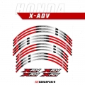 Motorcycle Outer rim stickers wheels film border reflective decals tire decoration sticker For HONDA X ADV XADV750 xadv 750|Deca