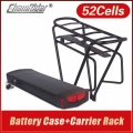 48V ebike battery case 36V Electric bike battery box Reention Double Layer luggage rack 10S5P 13S4P RB 3|Electric Bicycle Access