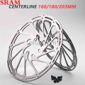 Sram Bicycle Disc Brake Rotor 160/180/203mm Stainless Steel Mountain Bike Brake Rotor Centerline Bike Brakes Pad For Road Mtb -