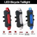 LED Bike Light USB Rechargeable Bicycle Taillight Waterproof 4 Modes MTB Cycling Safety Warning Rear Lamp Bike Accessories|Bicyc