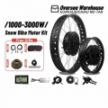 Kt Fat Tire Ebike 1000w-3000w Rear Brushless Wheel Hub Motor Electric Bicycle Conversion Kit For Snow Bike 20" 26"inch