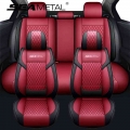 Universal Car Seat Covers Pu Leather Car Seat Cushions Four Seasons Breathable Mats Front/back Seats Protective Pads Auto Goods