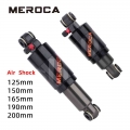 Meroca Mountain Bike Air Shock Absorber 125mm/150mm/165mm/190mm/200mm Scooter Alloy Mtb Folding Bicycle Rear Shock Cycling Parts
